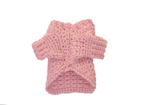 Knit Heart Dog Sweater