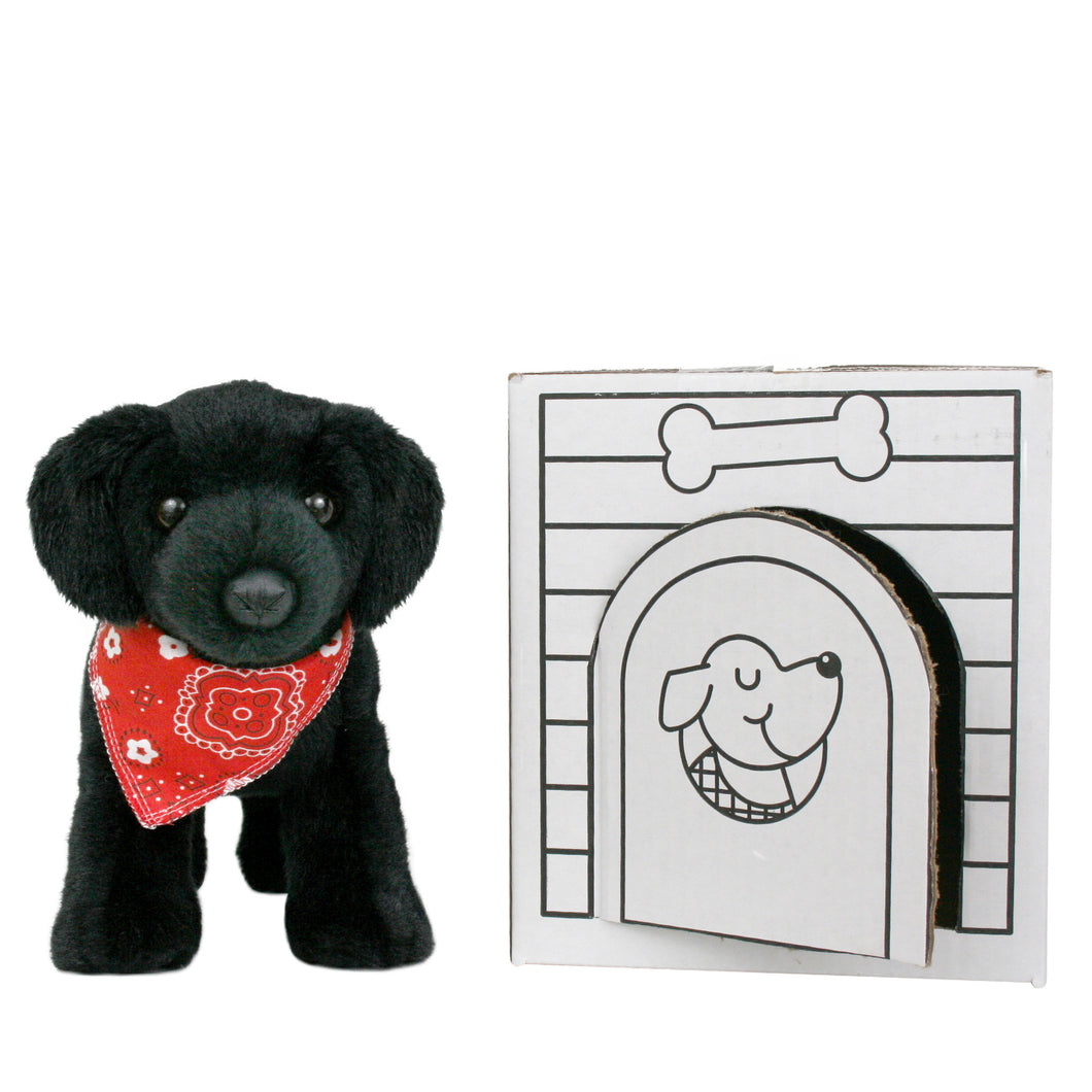 Black Lab + Dog House Box